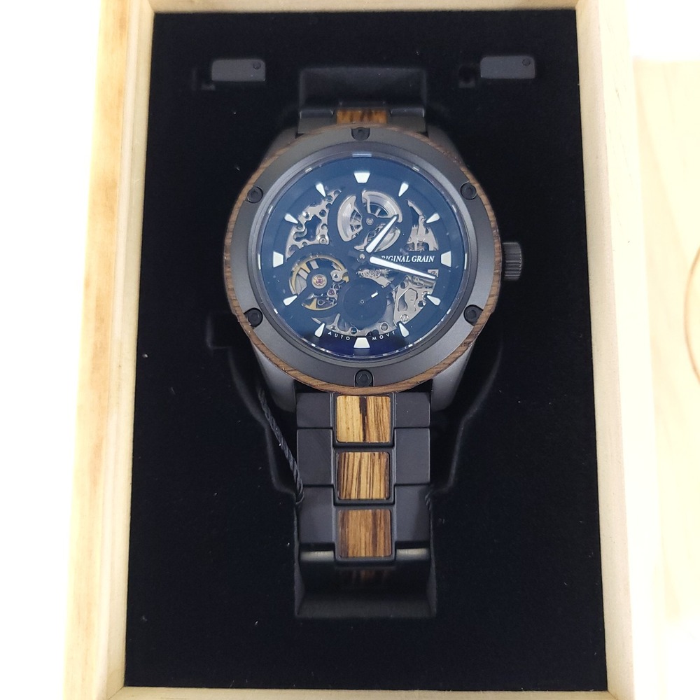 Original Grain Whiskey Espresso Rugged Automatic 45mm New with Box